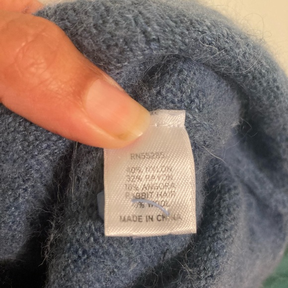 Express angora wool rayon nylon sweater (rabbit hair) - Picture 3 of 4